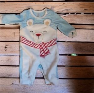 Holiday Time Baby Christmas Critter Romper and Hat, size 3-6 months